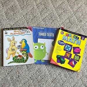 Bundle of Math Workbooks for 2nd/3rd Grades